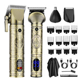 2024 NEW Resuxi 2226 Kit Clippers Professional Nose Hair Trimmer Men's Shaver Set with All Metal Body