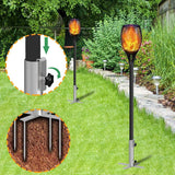 Beach Base, Stake with Design, Heavy Duty Metal Ground Grass Stands Patio Umbrella Holder Base