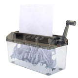 Portable A4 Paper Shredders Document Strip Cutting hine Manual multiple sheets paper Shredder For Desktop Household Office