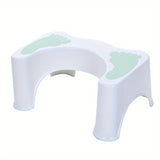 1pc Toilet Stool, Potty Stool, Toilet Foot Stool, Waterproof And Non Slip Squat Stool, Adult Toilet Stool, Toilet Ottoman