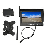 Wireless Backup Camera Kit 1280x720 Resolution Wireless Reverse Camera Set 7in IPS Screen HD 720P Single Camera for Van for