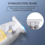 RESUXI LH-210 Professional Transparent Style Detail Trimmer with 1200mAh Battery Rechargeable Hair Clipper for Men