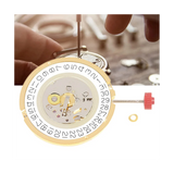 1019 Watch with Hour Wheel Spring 3 O'Clock Calendar Two and A Half Hands Quartz Movement Replacement for RONDA