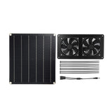 100W Solar Panel Exhaust Fan Air Extractor for Office Outdoor Dog Chicken House Greenhouse Waterproof Solars Plate Power Fans
