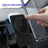30W Magnetic Wireless Charger for iPhone 15 14 13 12 Pro Max Mini Air Vent Phone Holder Fast Car Charging