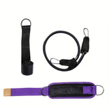 1 Set Fitness Ankle Straps, Adjustable D-Ring Foot Support Cuffs, Gym Leg Strength Workouts Pulley With Buckle