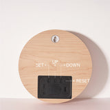 ound Hanging LED Digital Wall Clock for Living Room & Bedroom - Multi-function Display with Temperature, Date, Time, and Alarm
