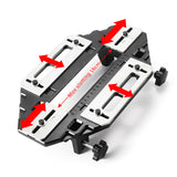 Woodworking Hinge Locator W/ Router Bit Alloy Guide Plate Slotting Opener Jig Slot hine Installation Lock Fixer