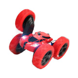 360 degree double-sided stunt car, high-speed rotating and rolling lights, children's remote control car toys