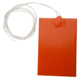 300W Pan Sump Heater 220V Universal Silicone Pad Engine Oil Tank Heating Plate Wear Biological