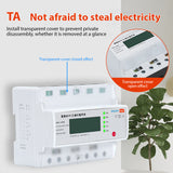 Advanced Smart WIFI Electric Meter - Multifunctional 3-Phase Rail Type for Home with Remote Prepaid Feature