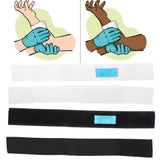 2Pcs Medical Emergency Tourniquet Cuff Belt Special Hemodialysis Transparent Bandage Household Outdoor Health Care Supplies