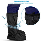 1Pair Reusable Shoe Cover Anti-slip Rain Boot Protectors Rainproof Outdoor Walking Shoes Footwear Overshoes