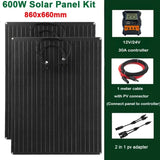12V to 110V/220V Energy System 6000W 8000W Pure Sine Inverter 300W Solar Panel 150A Charge Controller Power Generation Kit