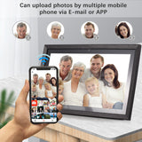 Andoer 18.5" Large WiFi Photo Cloud Digital Picture Frame 1920*1080 IPS Touch Screen Control Share Photos via APP