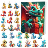 Gifts Including Adorable 2D Dragon Baby Dolls & Stunning Christmas PendantChristmas Countdown Calendar Featuring 24 Surprise