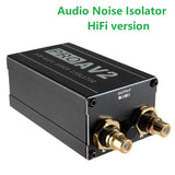 PRO AV2 2CH HiFi Ground Loop Filter RCA Noise Isolator Audio Signal Reducer