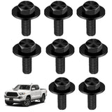 8 Pack 12mm Front Plate with Top Bolt and Gasket Skid Plates Bolts Fit for Toyota 4Runner Tacoma 1995-2023