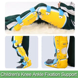 Adjustable Kids Knee Ankle Foot Orthosis-AFO Rehabilitation Equipment Fixed Brace Orthopedic Instrument Fracture Support