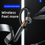 Bluetooth 5.0 Earphones Handsfree HIFI Wireless Headset Waterproof Earpiece With Mic Fingerprint Touch Earphone