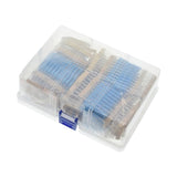 1300Pcs Resistor Kit 1R-3M Ohm Resistance Set Pack 1% Metal Film Resistors Assortment 130Values with Box