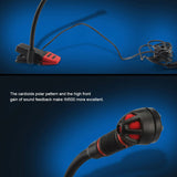 IM500 Clip-on Instrumental Condenser Microphone Gooseneck Mic for Orchestra Saxophone Trumpet Saxe