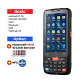 Handheld PDA 1D 2D Honeywell Barcode Scanner QR Code Reader Data Collector Terminal for Inventory Warehouse 4G GPS Android 8.1