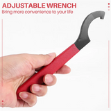 6 Pieces Set Adjustable Spanners Hook Wrenches Tools Coilover Wrench Steel Spanner
