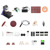 350W Mini Belt Electric Sanding Polishing Dry & Wet Grinding Sander Grinder Small Sand-belt hine