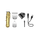 3d Embossed Fuselage Fine Steel Cutter Head Detachable Hair Clippers Kemei Km-3709pg Usb Charging Electric Men Hair Clippers