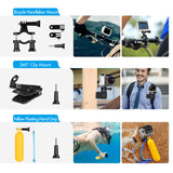 48-in-1 Sports Mount Set Camera Accessories Kit for GoPro Hero 9 8 Max 7 6 5 Insta360 Xiaomi YI Action Cameras