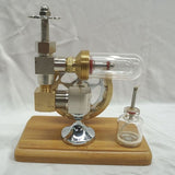 Model, Adjustable Speed Stirling Engine With Horizontal Flywheel Physical Experiment Educational Model