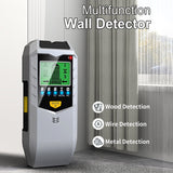 5in1 SH402 Stud Finder Sensor Wall Scanner LCD Electronic Detector Edge Center Wood Current Metal AC Live Wires Detection