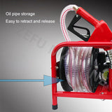 Electric Portable Fuel Dispenser Diesel Oil Self-Priming Transfer Pump Gun DC 12V 24V Refueling hine