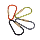 D Shape Carabiners Camping Gadget Hiking Saftety Buckle Mulitfunctional Clip