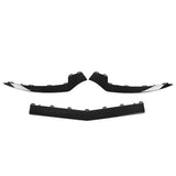 3pcs Front Bumper Lower Trim Replacement Gloss Black for Mercedes‑Benz E‑Class C207 Coupe AMG Line Facelift 2014 2015 2016 2017