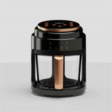 Visual Oil-free Electric Fryer - Multi-functional Automatic Household Fryer with 360° Baking and LED Touchscreen