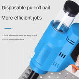 20000N 18V Brushless Motor Multi-Functional Automatic Rivet Nail Gun Rechargeable Electric Nut Riveting Drill 4 In 1 Adapter