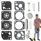 Chainsaw Mechanical Replacement Spare Parts RB-29 Carburetor Repair Kit For Zamas, Ryobi Hedge Trimmer, Homelite String Trimmers