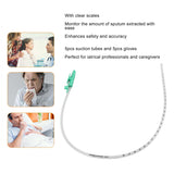 hine Catheter PVC Disposable Aspirator Tubes Firm Clear Scales for Manual Sputum Suction Tool