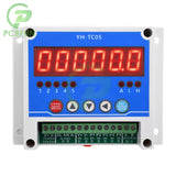 DC 12-24V 5-channel 6 Digit LED Counters Tachometer NPN Hall Proximity Switch Sensor Speed Measure Meter