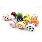 Cute Animal Prints Yoyo Ladybug Kids Yo-Yo Creative Toys for Children 5cm Wooden Yo Ball