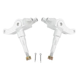 1 Pair 14mm Steering Strut Knuckle Spindle Steel Alloy High Strength Steering Knuckle for 150CC to 250CC Go Kart Quad Bike ATV UTV