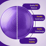 2pcs Inflatable Balance Boards, Stability & Balance Trainer, Inflatable Wobble Cushion