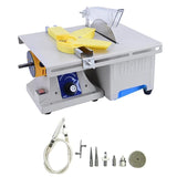 1Set Jewelry 750W Rock Polishing Buffer hine Table Saw Lathe Grinder Tool Multifunctional US Plug
