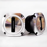 A Pair of High-Definition Epoxy Neodymium Iron Boron Magnetic Aluminum-Magnesium Alloy Diaphragm Hifi-Level Super Tweeters