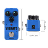 KOKKO FVB2 VIBRATO/FCH2 CHORUS Pedal Portable Effector Vibrato Mini Single Electric Guitar Effect