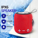 Outdoor Heavy Bass Fabric Waterproof Card Wireless Bluetooth Speakers Portable