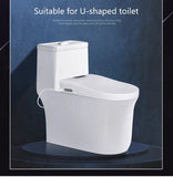 220V Intelligent Sanitary Ware ABS Automatic Bathroom Electric Bidet Lid Smart Toilet Seat Cover