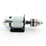 12V-24V Motor Bench Drill Chuck and Mounting Bracket Lathe Press Motor Tool Set